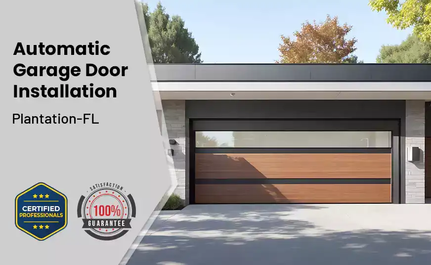 Automatic Garage Door Installation  Plantation-FL