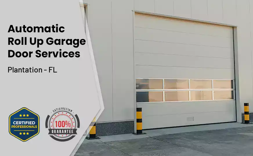 Automatic Roll Up Garage Door Plantation - FL