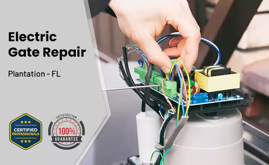 Electric Gate Repair Plantation - FL