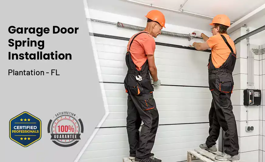 Garage Door Spring Installation Plantation - FL